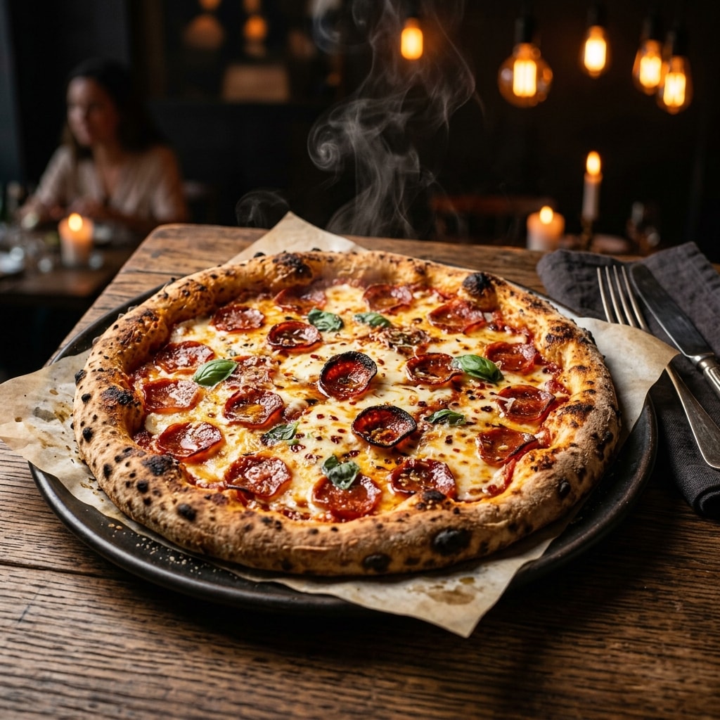 Fresh pizza from Pizzeria ATA